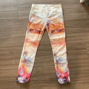 Guess Colorful low rise skinny jeans